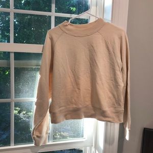 VINCE. Cream Crewneck Sweater